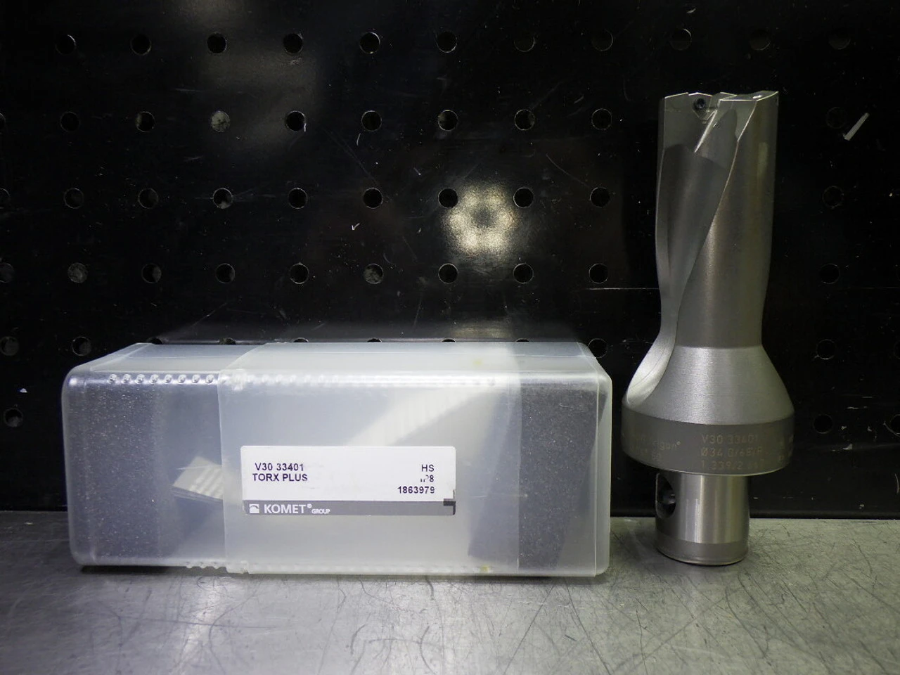 Komet ABS50 34mm Coolant Thru Indexable Drill V30 33401 (LOC2220)