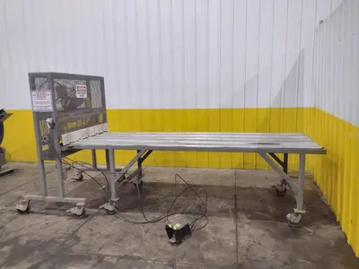 48" DIXIE MACHINE AIR OPERATED PANEL CROP SHEAR: YOBRO #24966