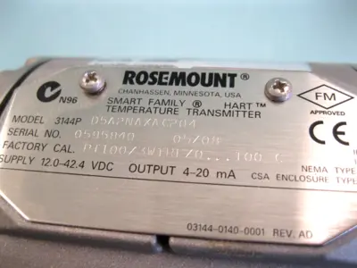 NEW Rosemount 3144P D5A2NAXAC2Q4