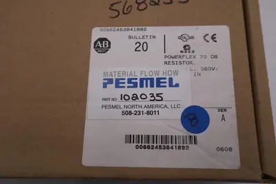 ALLEN BRADLEY 20AD-DB1-C  Brake Kit PowerFlex 70 NEW SEALED BOX STOCK G435