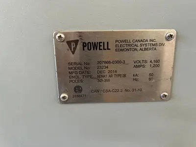 New | in-Stock 2014 POWELL 23234 Switchgears British Columbia CA | Lenmark #1426977