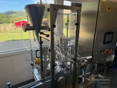 Used PACKLINE CORP. MODEL PFM FILLING & CAPPING MACHINE Liquid Fillers California US | Star Industries #1254395