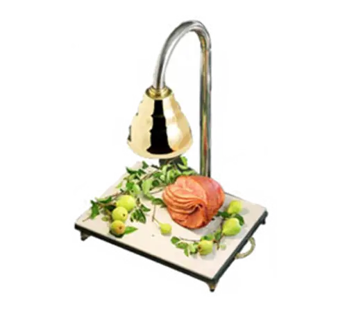 Bon Chef 9694 Carving Station W/ Heat Lamp, Brass Shade, 24" X 18" X 30 1/2"