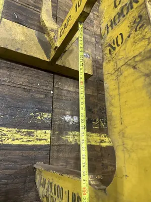 10 TON X 40" WIDE MAZZELLA C-HOOK CRANE COIL LIFTER: STOCK #23568