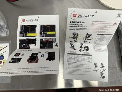 Used UNIFILLER COMPACT PL SV Piston Fillers Illinois US | Aaron Equipment #1410845
