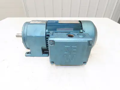 Sew-Eurodrive R32DT80N4 Inline Gearmotor 5.3:1 Reducer 321rpm 1Hp 230/460V