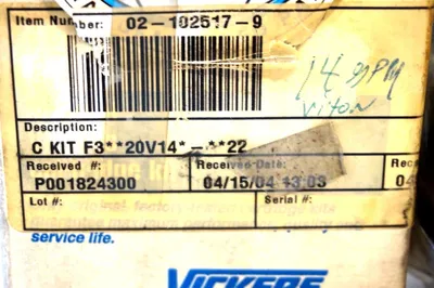 NEW VICKERS 02-102517-9 CARTRIDGE KIT F3**20V14*-**22 021025179