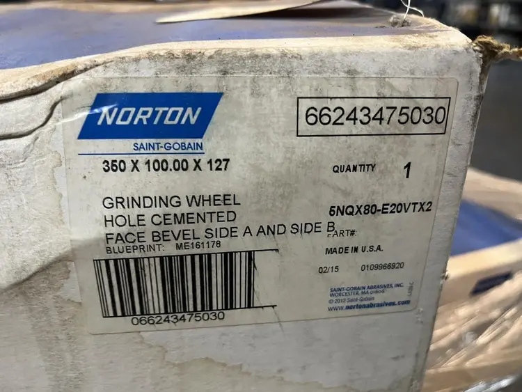 Used NORTON 66243475030 Grinding Wheels Ohio US | Surplus Asset Holdings #1518699