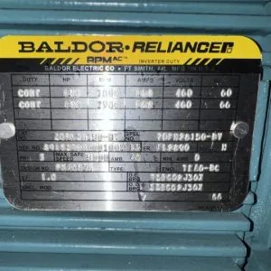 USED RELIANCE 150 HP AC MOTOR