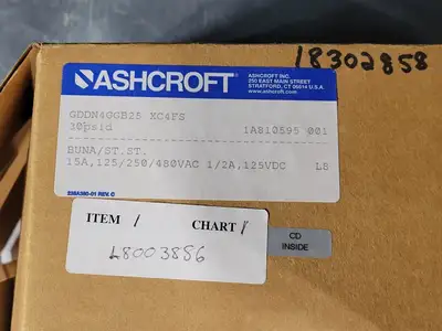 NEW ASHCROFT GDDN4GGB25 XC4FS