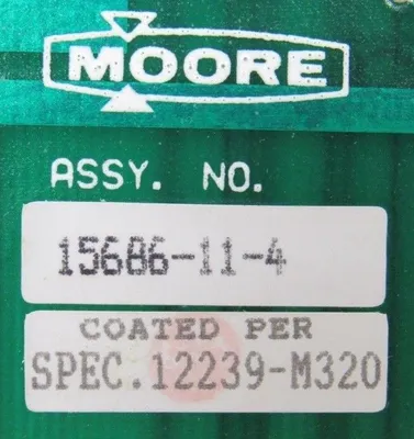 USED MOORE 15686-11-4 INTERFACE CARD 15686114 12239-M320