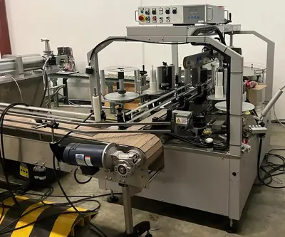 USED 2021 BELLATRX 1 GALLON PISTON FILLER AND PACKAGING LINE
