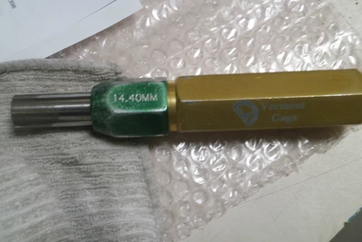 USED Vermont Gage 132106110  14.40mm Plug Gage