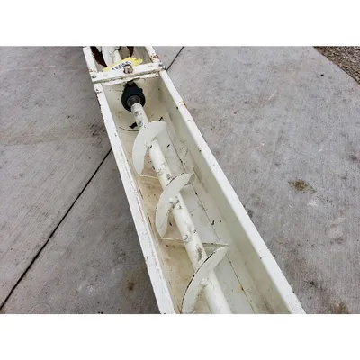 Used 8" dia. x 21' Long Paddle Conveyor Mixer