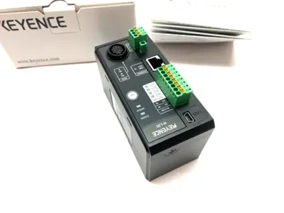 USED KEYENCE ETHERNET COMMUNICATION CONNECTION UNIT 11-POINT DISPLAY 24VDC