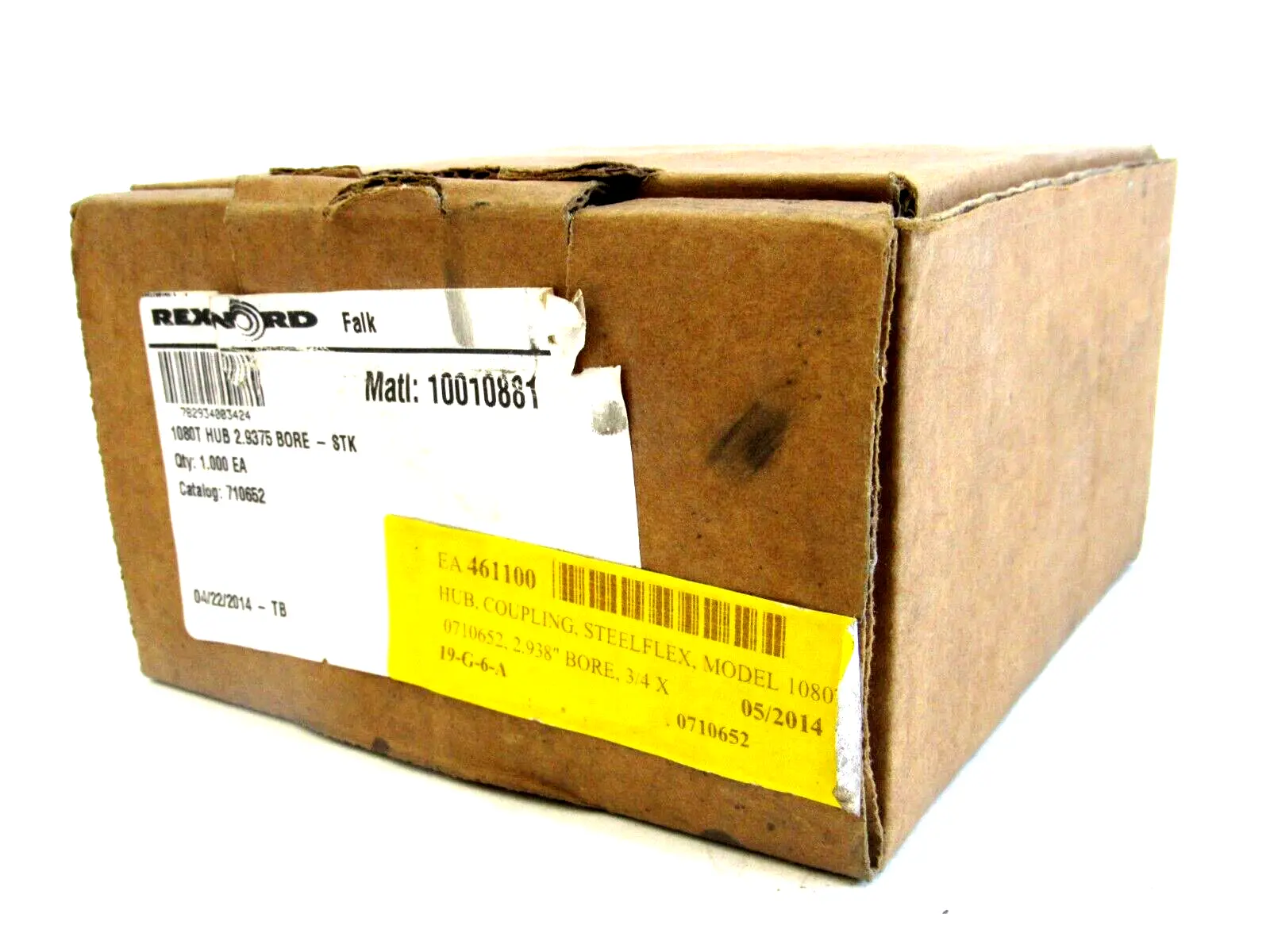 NEW REXNORD 0710652 1080T HUB 2.9375 BORE – NON STOCK
