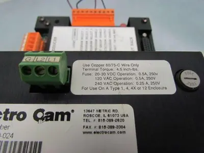 Electro Cam PS-5104-10-024 Programmable Limit Switch Plus 5000 Series