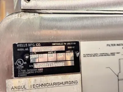 WELLS VENTLESS FRYER - SELF CONTAINED