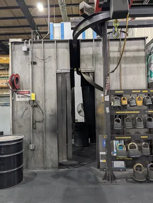 Sherwin Williams Paint Booth 10'8" x 8'4" x 10'3-1/2"H (Booth Only-Monorail Excluded)