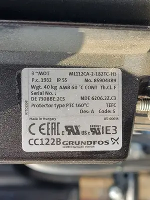Used GRUNDFOS CR3-19 K-FGJ-A-E-HQQE Parts (Hydraulics and Pneumatics) British Columbia CA | Lenmark #1440584