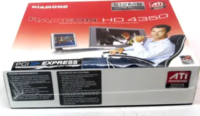NEW SEALED DIAMOND RADEON HD 4350 GRAPHICS CARD
