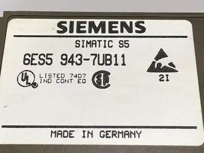 USED SIEMENS 6ES5 943-7UB11