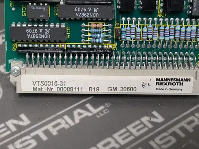 Mannesmann Rexroth VTS0016-31 Servo Controller Memory Board 00088111 R19 Used