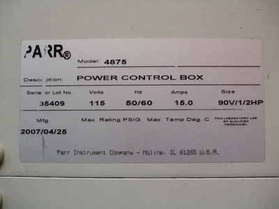 USED PARR 4875