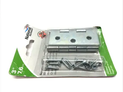 New | in-Stock NATIONAL HARDWARE V129 3" SCREEN/STORM DOOR HINGES LOT OF 3 Flooring, Windows, and Doors Michigan US | Maverick Industrial Sales #1092447