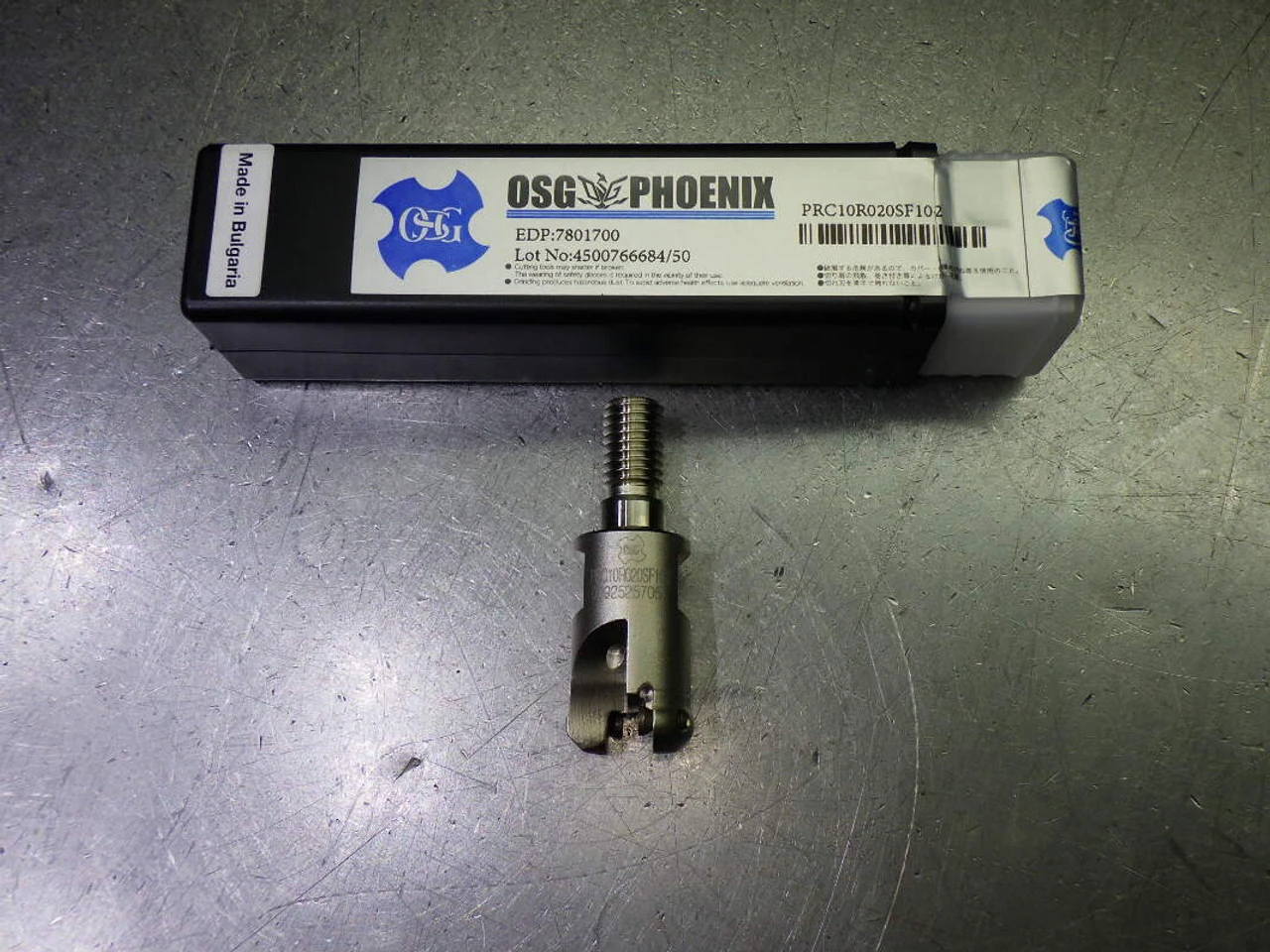 OSG M10 20mm 2 Flute Coolant Thru Endmill Head PRC10R020SF10-2 (LOC2846B)