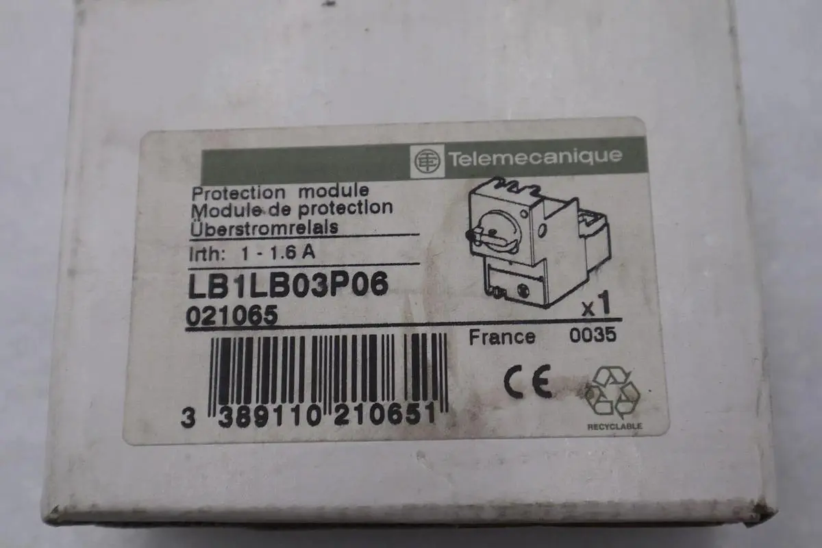 TELEMECANIQUE LB1-LB03P06 / lb1lb03p06 1-1.6A NEW STOCK K-3622
