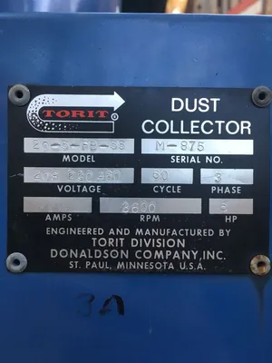 DONALDSON TORIT 20-5-FB-55 Dust Collectors | Global Machine Brokers, LLC (3)