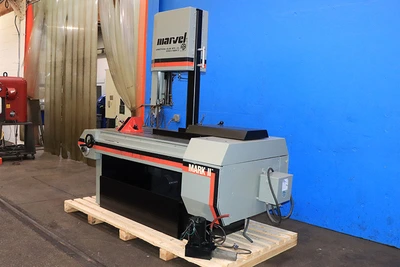 Used 1990 Marvel SERIES 8 Mark II, Tilt Frame, 1" Blade, Vertical Band Saws New Jersey US | Machinery Values #1334032