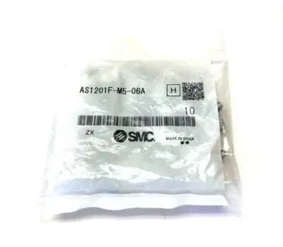NEW SMC ONE-TOUCH FLOW CONTROL VALVE FITTING 6MM OD TUBE