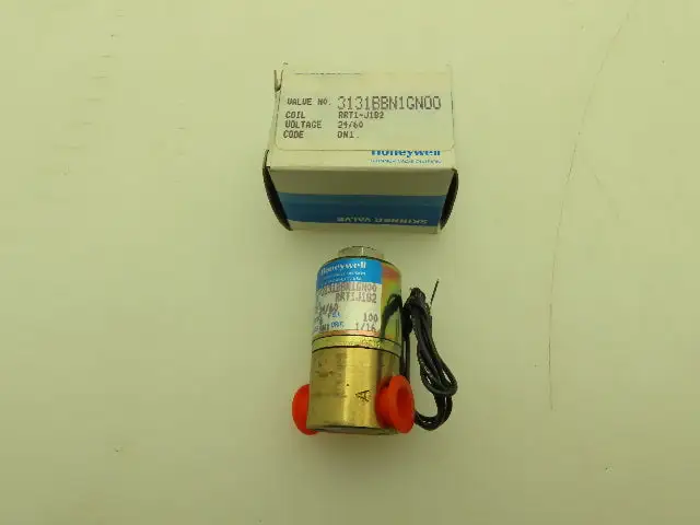Honeywell Skinner 3131BBN1GN00 Solenoid Valve 3-Way NC 24VAC 100 PSI 1/8" NPT