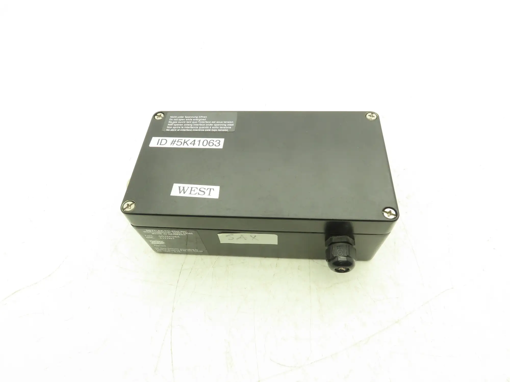 Mettler Toledo GD15x/USA Factory Mutual System Weigh Scale Power Supply Unit