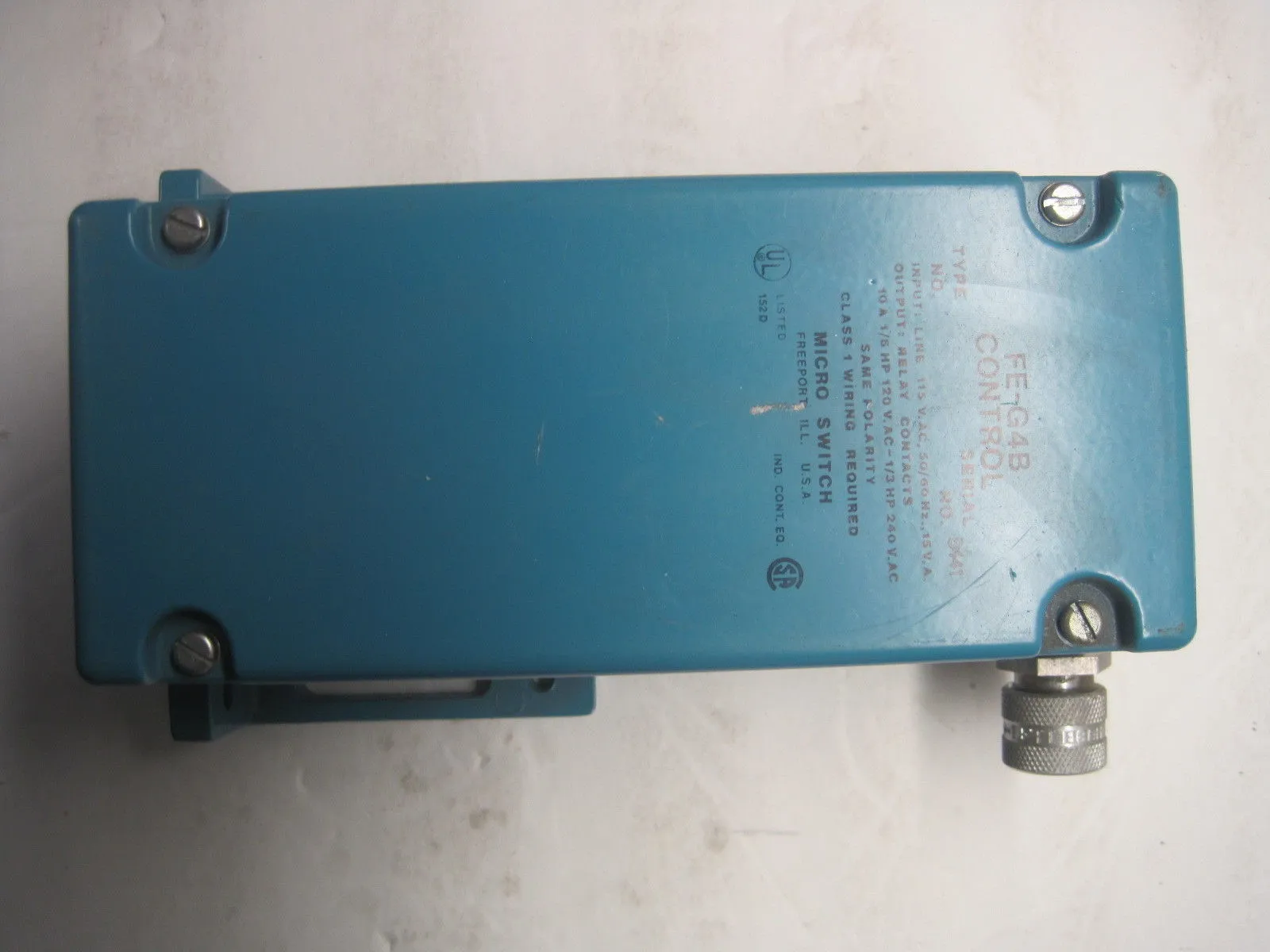 NEW MICRO SWITCH FE-G4B CONTROL FEG4B