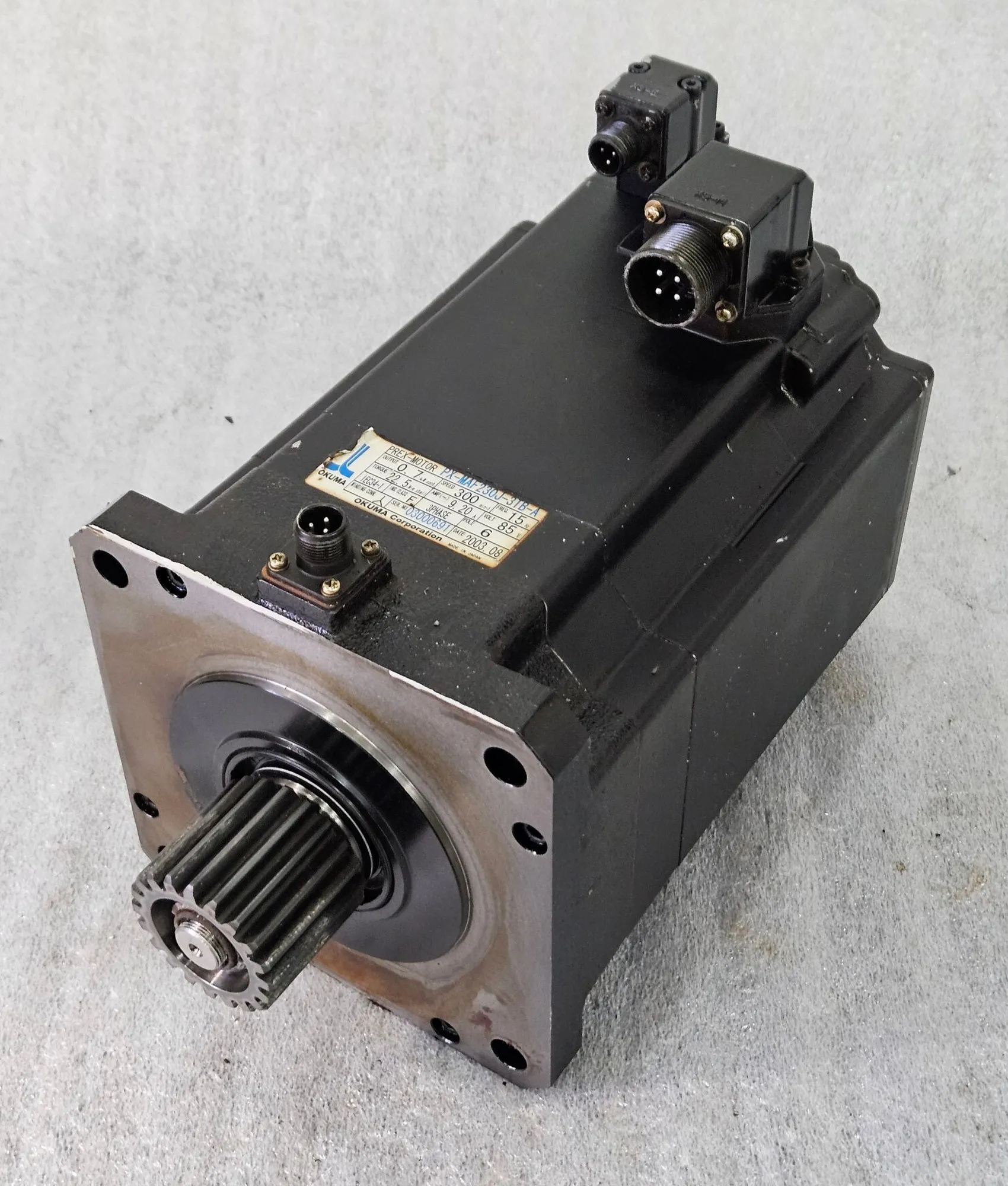Used OKUMA PX-MAF230J-3TB-A Servo Motors Ohio US | Great American Equipment Company #1493674