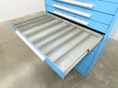 Nu-Era Modular Tool Storage Cabinet 12 Drawer 45x28x61" Stanley Vidmar Lista