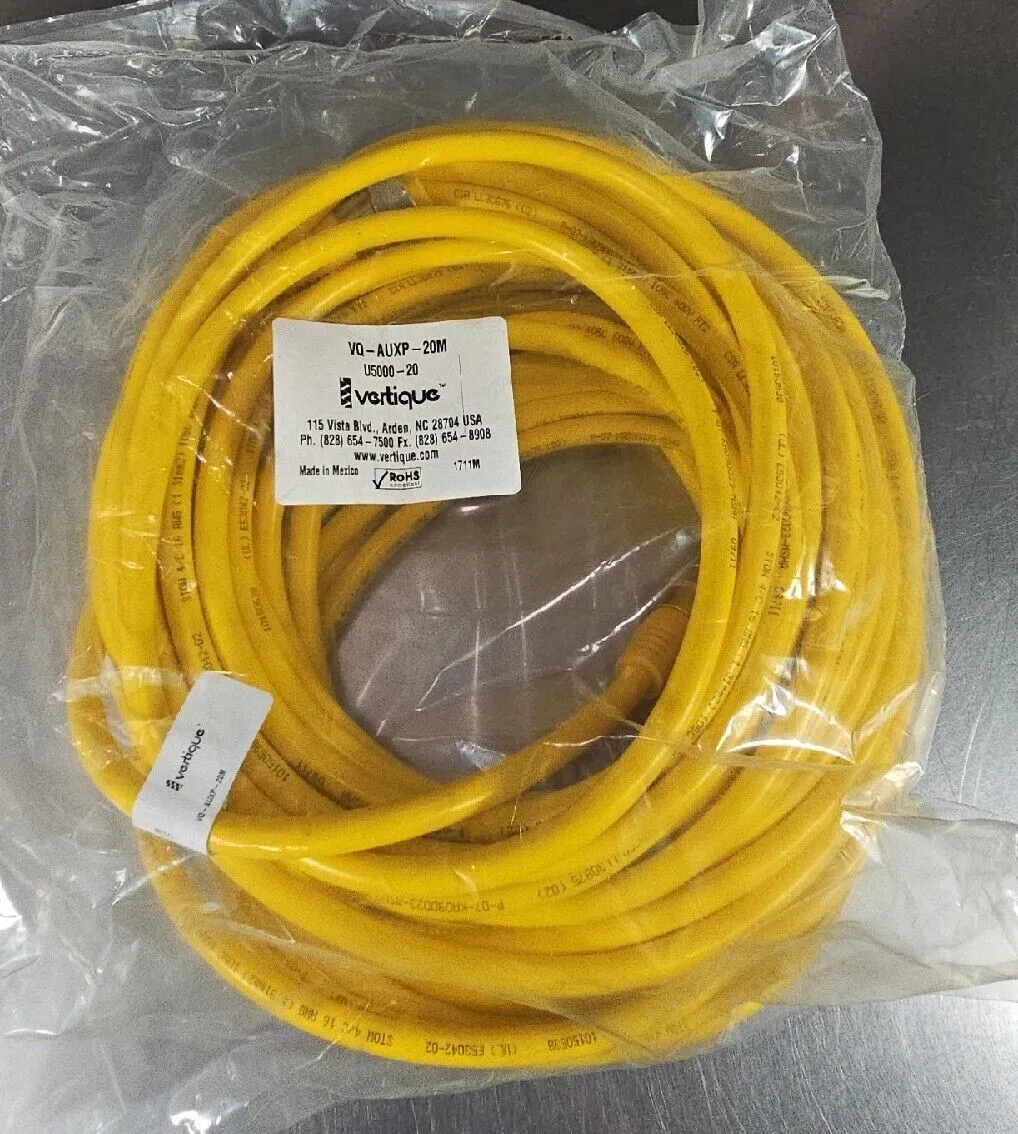 VERTIQUE VQ-AUXP-20M PLC Cable - YELLOW Loc 5K