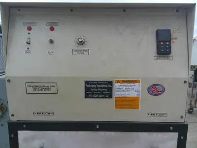 SPC9274  Shrink Tunnel Belco Packaging Systems, Inc electric shrink tunnel model ST2210, 18" w x 9.5" tall work opening