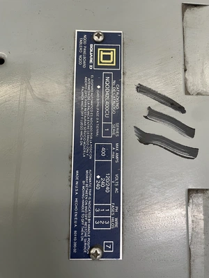 USED SQUARE D /CAT. NO: NQOD42L400CU