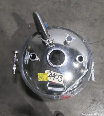 Buy Used 316L Stainless Steel Product Can – 8.7 Gallon Jacketed Tank on Casters