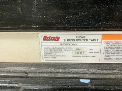Used 2004 GRIZZLY G0528 Miscellaneous Woodworking Equipment Ohio US | HGR 24 #1345430
