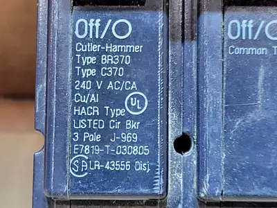 USED CUTLER-HAMMER BR370