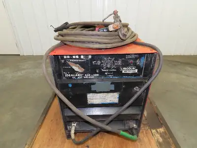 Lincoln 8069-PS Idealarc R3R 500 DC Arc Stick Welder Welding Power Source Tested