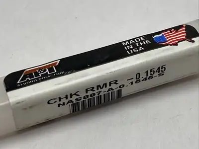 NAS897-A-0.1545-S | Alvord-Polk  Straight Flute HSS Chucking Reamer 0.1545" Dia - New