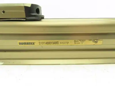 Numatics S1011400013AMO Pneumatic Rodless Cylinder 40mm Bore x 13" Stroke 145PSI