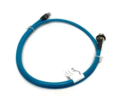 USED LUMBERG ETHERNET CORDSET M12 8-PIN TO RJ45