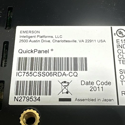 NEW Emerson IC755CSS06RDA-CQ